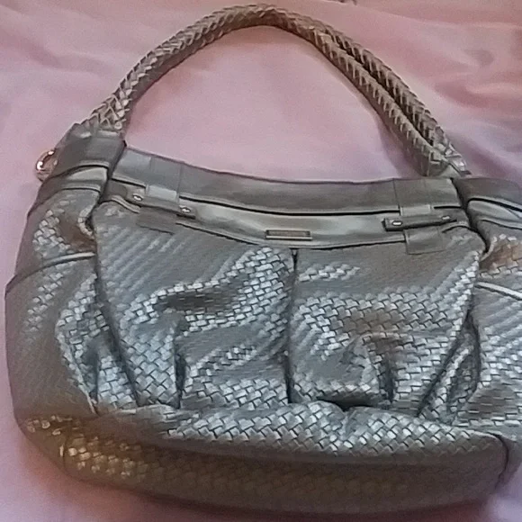 Miche demi base  golden bronze shell leopard shell long crossbody strap+braided - Picture 3 of 16